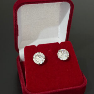 PAR DE BRINCOS ZIRCÔNIA 10MM