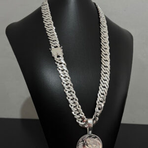 CORRENTE GRUMET 17MM + PINGENTE CARPAS GG